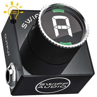 Swiff Audio C10 จูนเนอร์จูนเนอร์ หน้าจอ HD LED ขนาดมินิ สามารถปรับได้ สําหรับกีตาร์ เบส A4 Range Value 430-449Hz