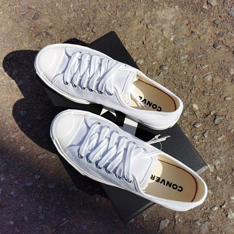 รองเท้าผ้าใบ แจ๊ค CONVERSE รุ่น JACK PURCELL COTTON OX รหัส 16-4056CBK / 16-4057CWW