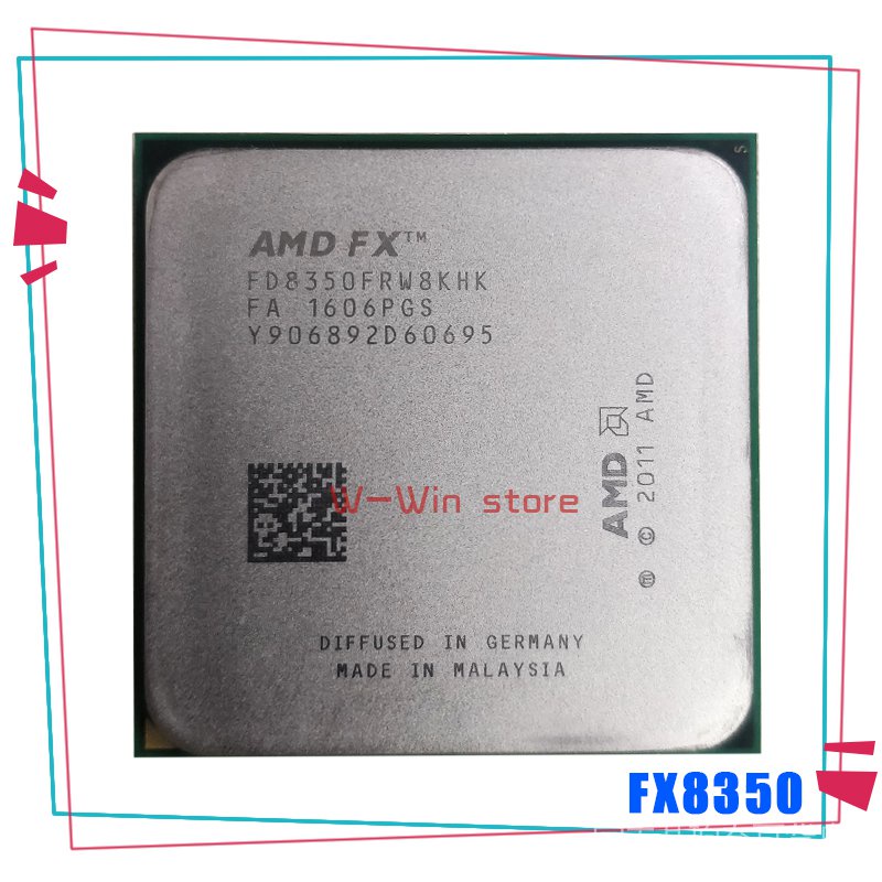 Amd FX-Series ซ็อกเก็ตโปรเซสเซอร์ CPU FX-8350 FX 8350 4.0G 125W ...