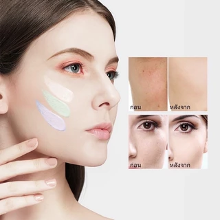 F-08🌟Zeesea เบสครีมปรับสีผิว ลิควิดรองพื้น คอนซีลเลอร์ ปิดรูขุมขน ไพรเมอร์ ให้ความชุ่มชื้น ติดทนนาน ครีมแต่งหน้า 3 โทนสี