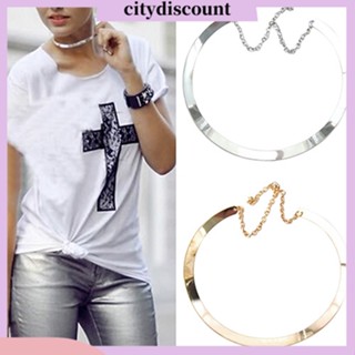 &lt;citydiscount&gt;  Girls Metal โชคเกอร์ Gold Silver Plated Jewelry