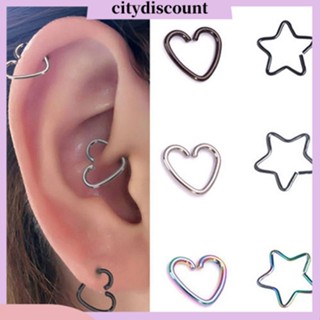 &lt;citydiscount&gt; Tragus Daith กระดุมเจาะจมูก 10 ชิ้นต่างหู