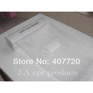 cpr Face Shields แผ่นปากปาก cpr แผ่นช่วยเป่าปาก cpr