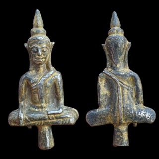 พระยอดธง เนื้อสัมฤทธิ์ กรุอยุธยา 泰国佛牌 Thai Amulets