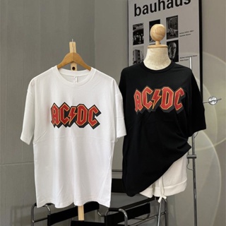 พร้อมส่ง🧸เสื้อยืดโอเวอร์ไซส์ SHE AcDc