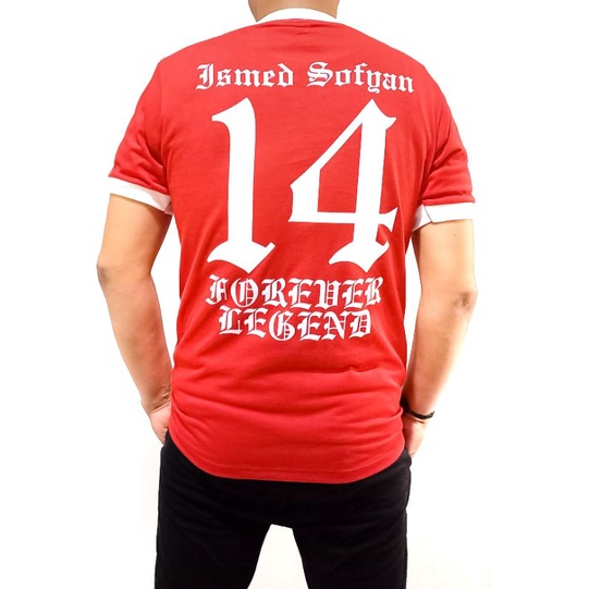 Ringer LEGEND 14 ISMED SOFYAN CASTER เสื้อยืดสีแดง