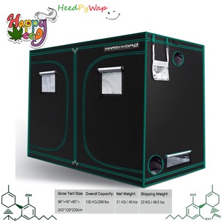 [ส่งฟรี] เต้นท์ปลูกต้นไม้คุณภาพจาก Mars Hydro ขนาด 240*120*200cm Hydroponic Grow tent จัดส่งไว เต็นท์ หนา 1680D