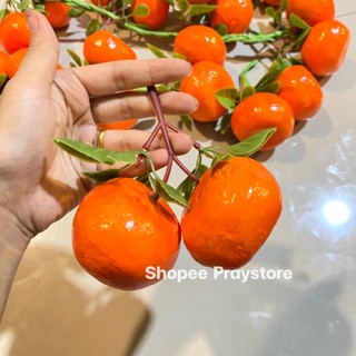 🍊พร้อมส่ง🍊ส้มปลอม ผลไม้ปลอม ตกแต่ง