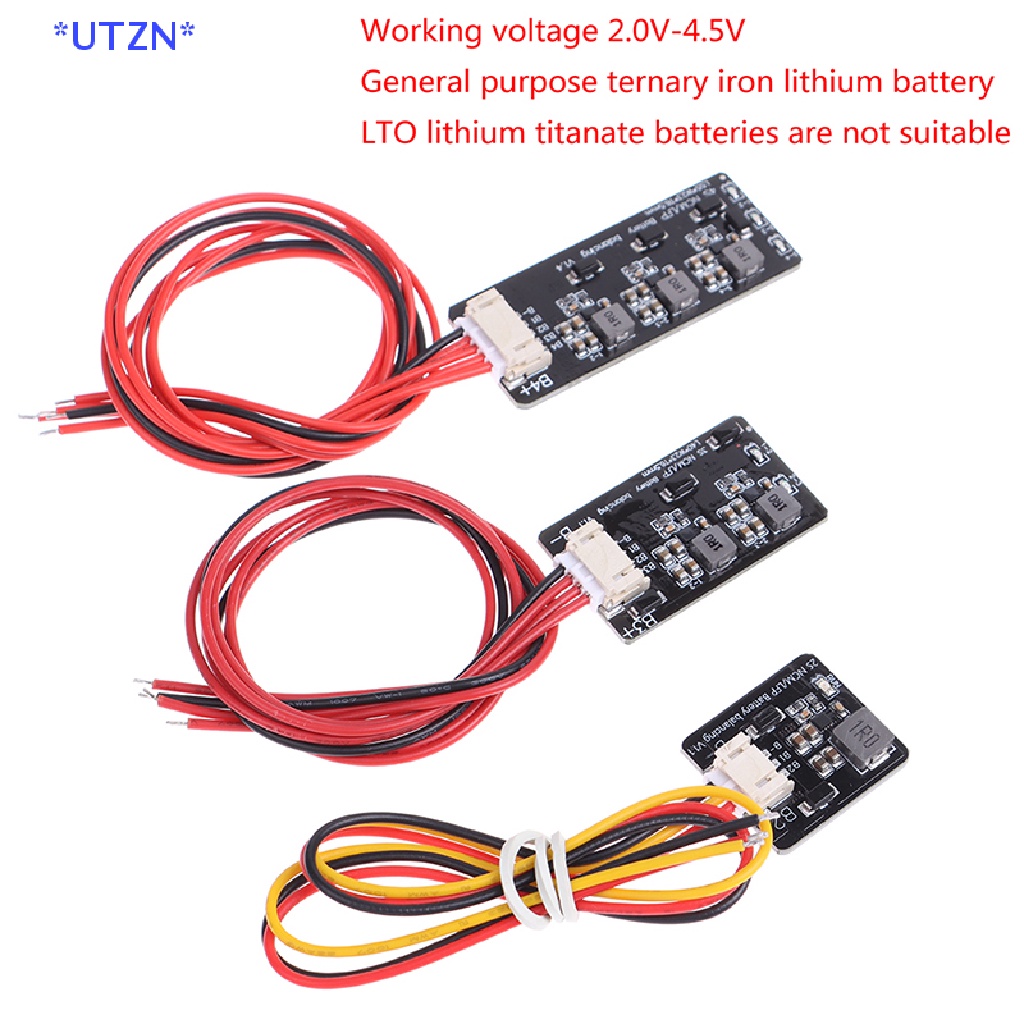 Utzn> ใหม่ บอร์ดสมดุลพลังงาน 2S 3S 4S 1.2A Lifepo4 Li-ion