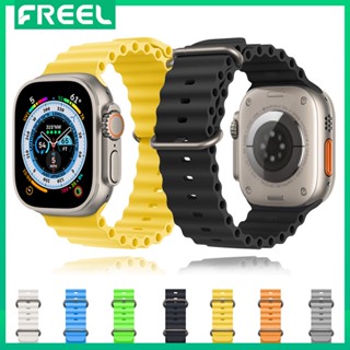 สายนาฬิกาข้อมือซิลิโคน สําหรับ App le Watch band 49 มม. 44 มม. 40 มม. 45 มม. 41 มม. 42 มม. 38 มม. correa i Watch series 7 6 3 se Ultra 8