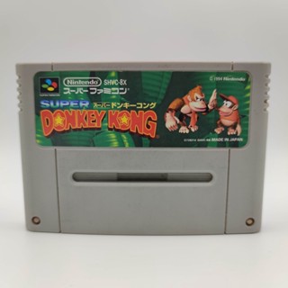 Super Donkey Kong ภาค 1 แอคชั่น ตลับแท้ SFC เทสแล้ว เล่นได้ ไม่ต้องลุ้น