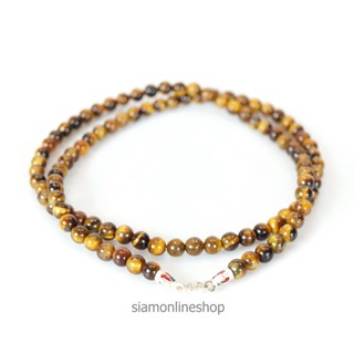 STONE NECKLACE สร้อยคอหินแท้ หินไทเกอร์อาย (เลือกสีได้) tigereye by siamonlineshop