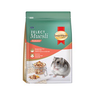 SmartHeart Gold Zelect Muesli Hamster อาหารหนูแฮมสเตอร์ สมาร์ทฮาร์ท โกลด์ ซีเลกต์ มุสลี่ 500 กรัม