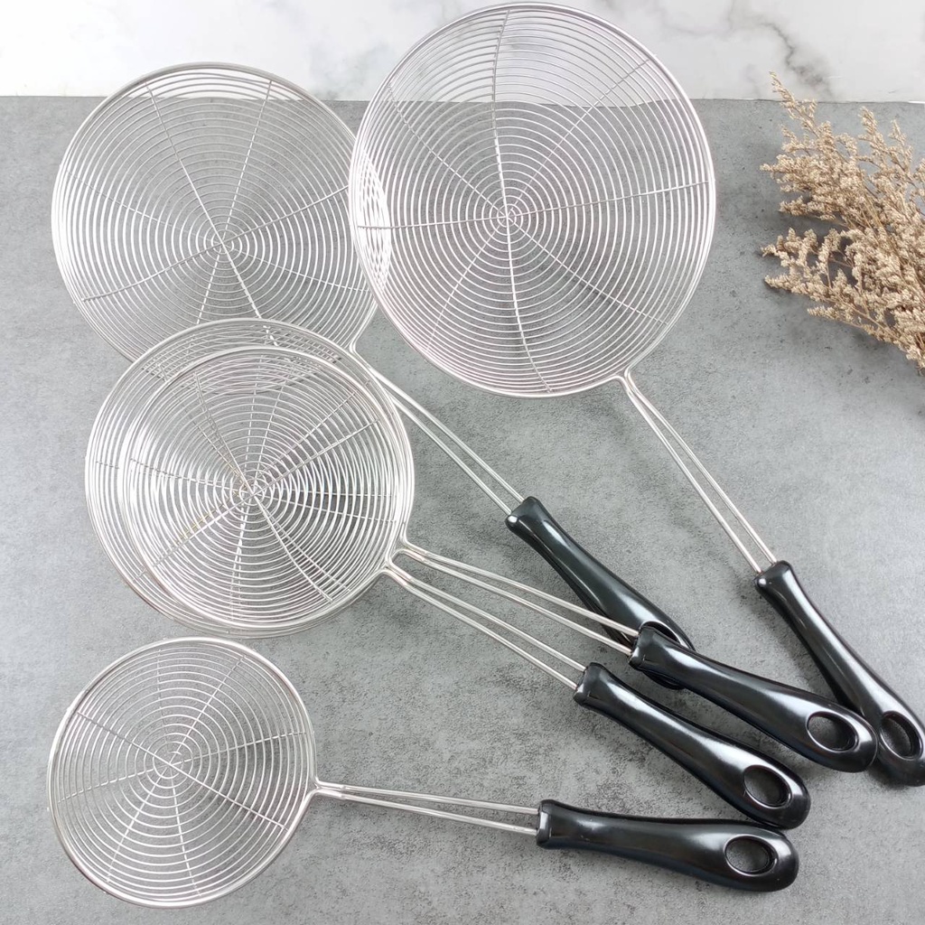 KT1_ส่งของทุกวัน_กระชอนด้ามยาว ใช้ตักของทอด ของร้อน