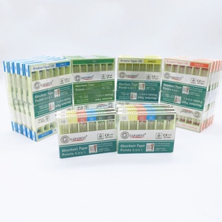 【พร้อมส่ง】กระดาษซับน้ํา 02 04 06 Absorbent Paper Point 7 ขนาด สําหรับทันตกรรม