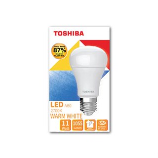 หลอด LED TOSHIBA A60 G7 11 วัตต์ WARMWHITE E27