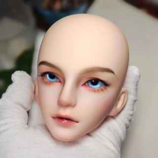 1/3 BJD หัวแต่งหน้า 60 ซม. อุปกรณ์เสริมสําหรับตุ๊กตาเด็กผู้ชาย พร้อมดวงตา เด็กเล่น บ้าน แต่งตัว ของเล่น