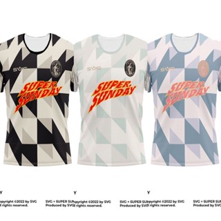 เสื้อกีฬาแขนสั้น ลายทีม SVG X SS Savagestore X Super Sunday