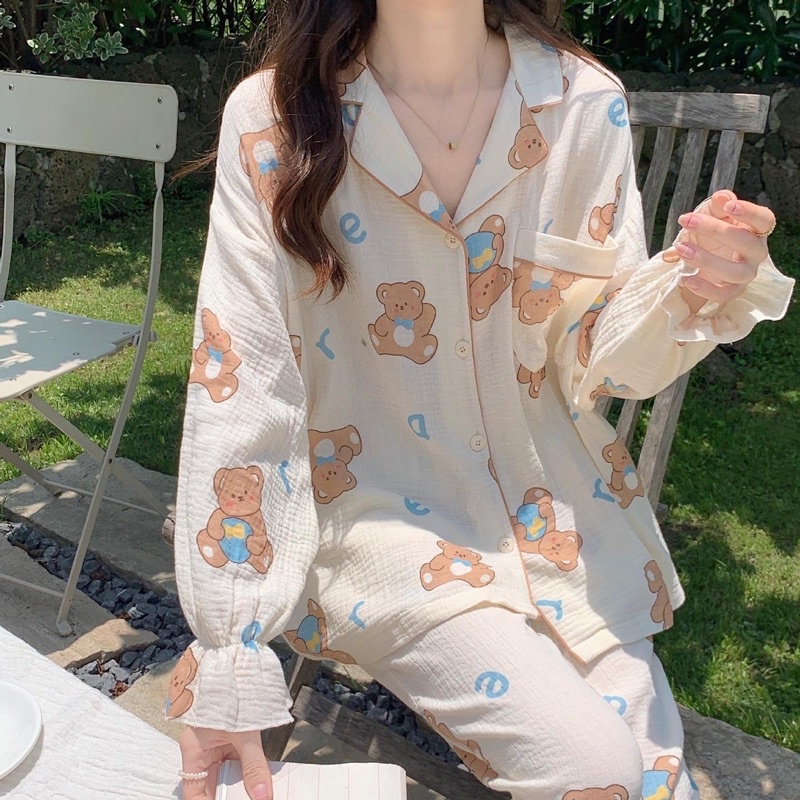 (พร้อมส่ง) ???????????????????? ???????????????????????? ชุดนอนสไตล์ ...