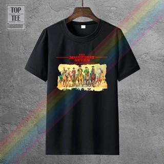 เสื้อยืดวินเทจ ดิ แม็กนิฟิเซนต์ เซเว่น 60S เวสเทิร์น ยูล ไบรน์เนอร์ เรโทร ฮิปสเตอร์ ยูนิเซ็กซ์ เสื้อยืด 1303