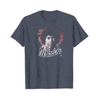 เสื้อยืดพิมพ์ลายแฟชั่น Lint9 เสื้อยืด ผ้าฝ้าย 100% พิมพ์ลาย Jimi Hendrix Jungle พลัสไซซ์ สําหรับผู้ชาย ใส่เล่นกีฬา ฟิตเน