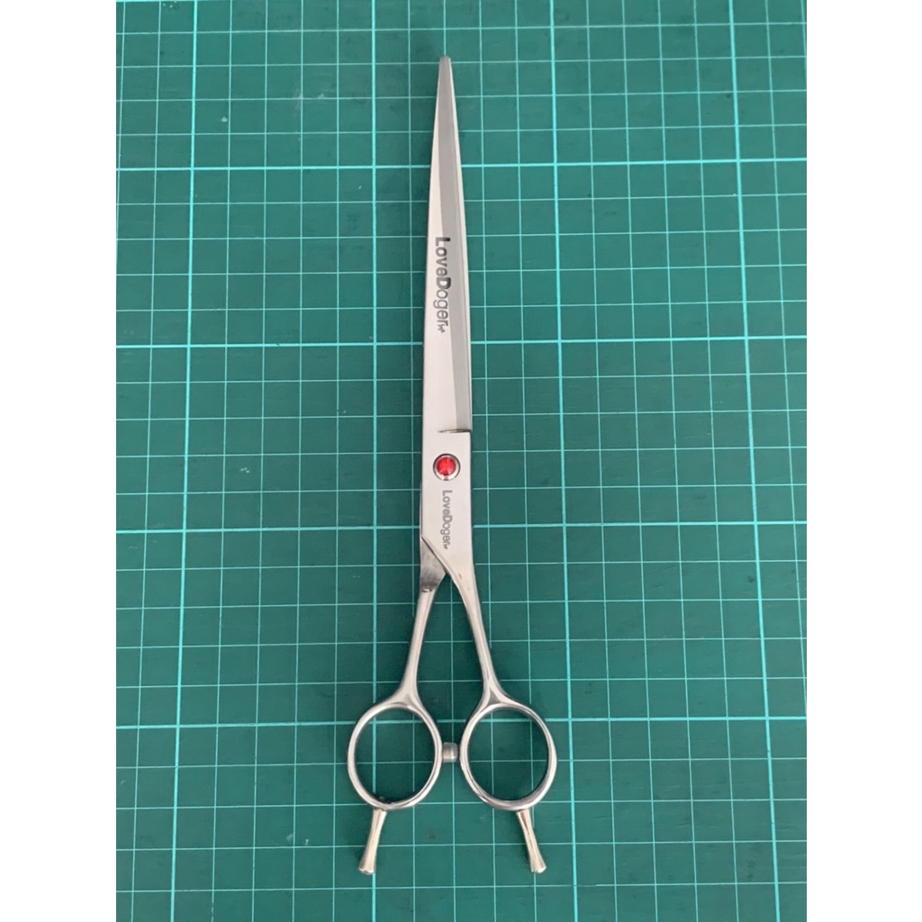 Lovedoger กรรไกรตัดขนสุนัข ตรง มี3ขนาด 7.5นิ้ว 8.5นิ้ว 9.5นิ้ว