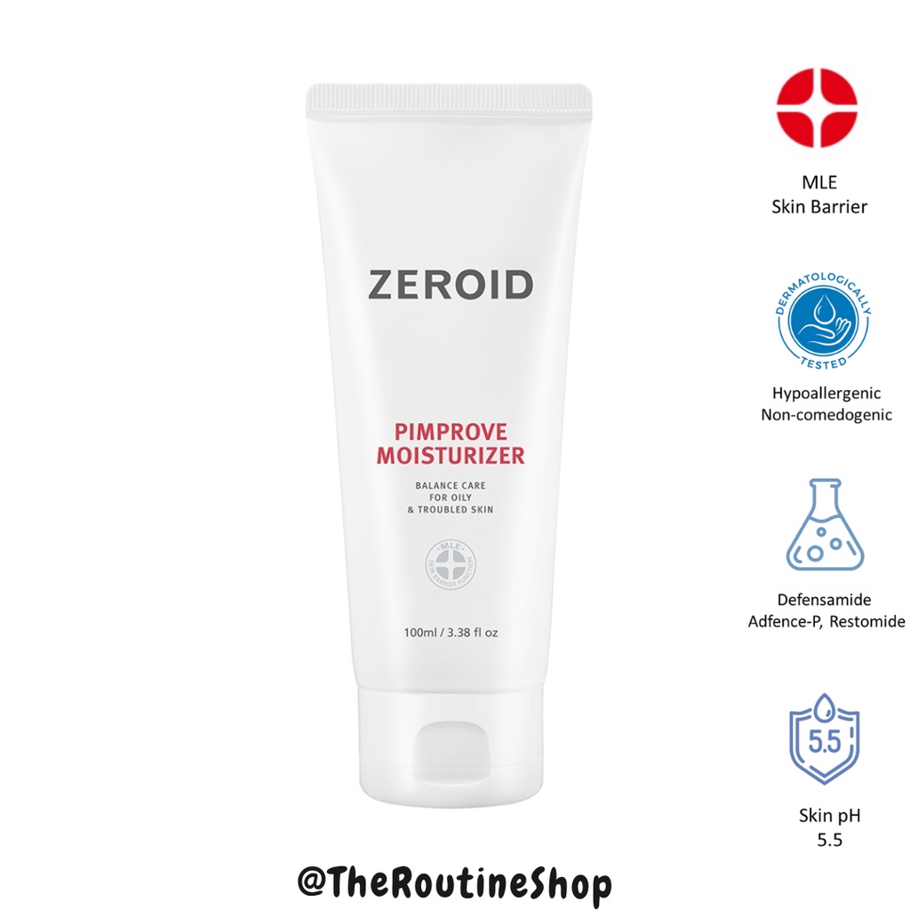 [ZPM ฉลากไทย] Zeroid Pimprove Moisturizer 100mL (EXP: 2027)