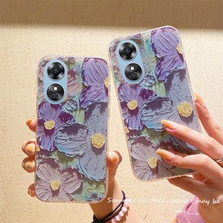 ใหม่ เคสโทรศัพท์มือถือแบบนิ่ม ใส กันกระแทก ลายดอกไม้ แฟชั่น สําหรับ Oppo Reno 8T 5G 4G Reno8 T Reno8T 2023