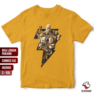 เสื้อผ้าผชเสื้อยืดแขนยาว พิมพ์ลาย BLACK ADAM doctor fate atom smasher DC - PREMIUM combed 24s สําหรับเด็ก และผู้ใหญ่ 3xl