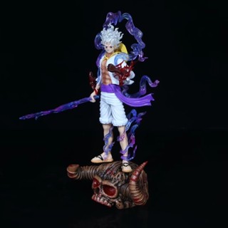 One Piece Fifth Gear 5 Nika Luffy on Skull PVC Statue Figure 27 cm