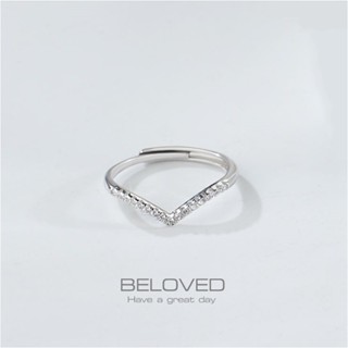 s925 Beloved Ring แหวนเงินแท้  สวยงาม งานประณีต เกรดพรีเมี่ยม สามารถปรับขนาดได้