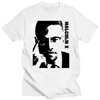 เสื้อสาวอวบ Camiseta MALCOM X para hombre, ropa con foto de Nation Islam, MALCOM X, Cool 1248