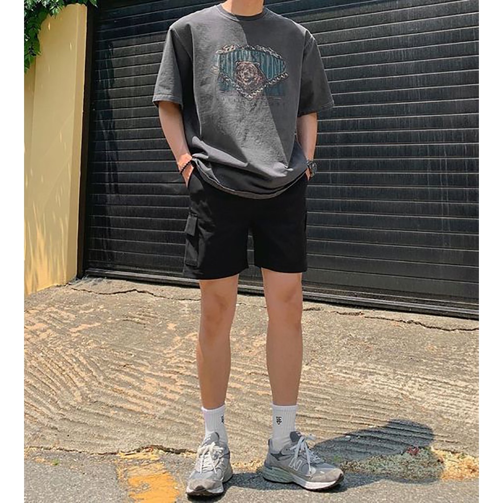 กางเกงคาร์โก้ขาสั้น Oneaway Premium