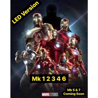 รวม IRON MAN ZD TOYS LED Version (มีไฟ) 1/10 Action Figure 18 cm