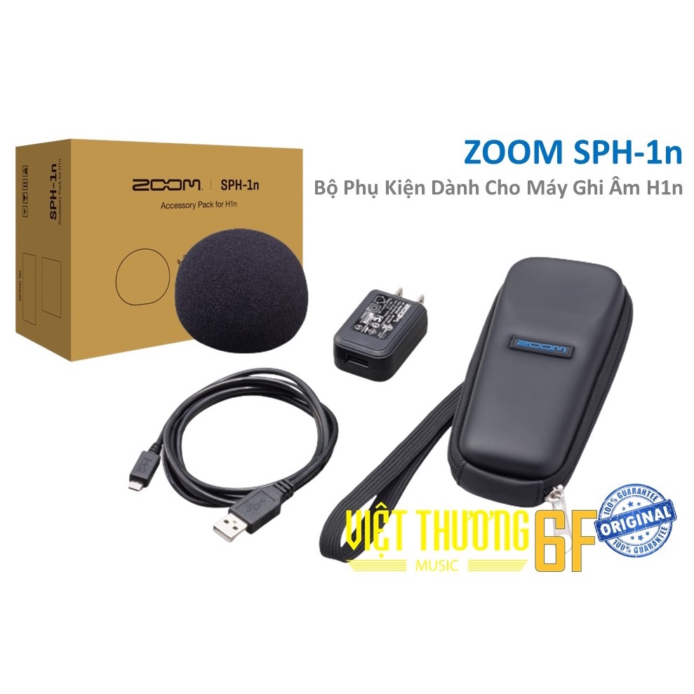 ชุดอุปกรณ์เสริมของแท้สําหรับเครื่องบันทึกเสียง H1n ZOOM SPH-1n