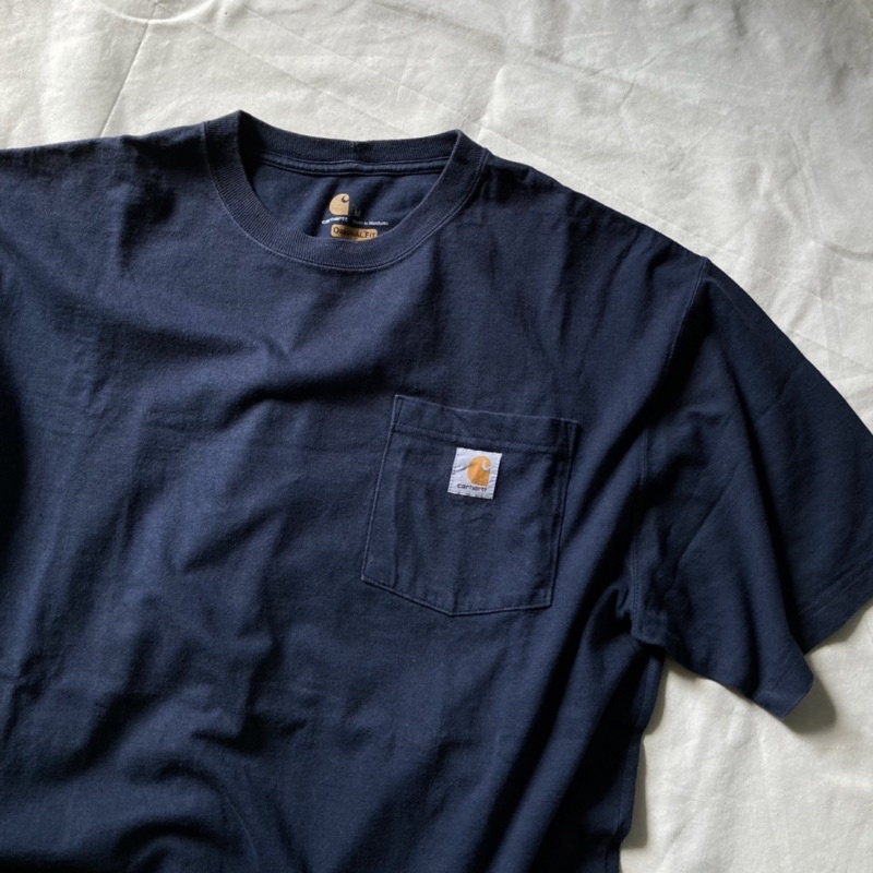 Carhartt K87 NVY Pocket Tee