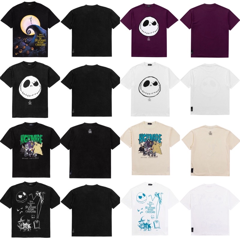 [ ของแท้ ] เสื้อยืด CARNIVAL® &amp; Tim Burton’s The Nightmare Collection (Drop1) * Oversize * ลายใหม่ ของใหม่ พร้อมส่ง