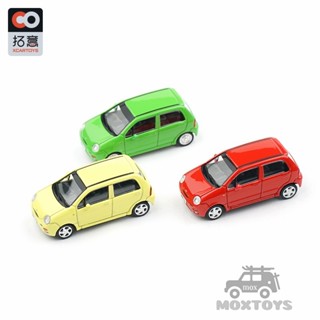 Xcartoys 1:64 CHERY QQ S11 โมเดลรถยนต์ หน้าแปลน สีเหลือง สีเขียวแอปเปิ้ล