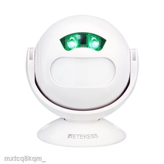 ☢✱☋Retekess TD107 อินฟราเรด Motion Sensor ปลุก Home s Ecurity ไร้สายอินฟราเรด DIY ตรวจจับความเคลื่อนไหวระบบสัญญาณกันขโมย