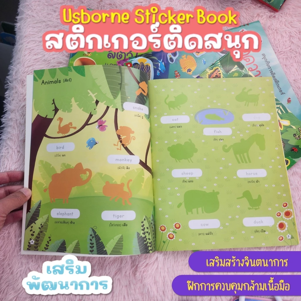 สติ๊กเกอร์เด็ก สติกเกอร์ติดสนุก พัฒนาทักษะ IQและEQ ของเล่นเสริมพัฒนาการเด็ก Aksara thumbnail 6