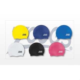 Zoggs หมวกว่ายน้ำซิลิโคน Silicone Cap-Plain