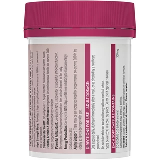 Swisse CoQ10 300mg 90 Capsules สนับสนุนสุขภาพของหัวใจและหลอดเลือดหัวใจ