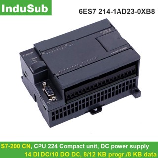 ตัวควบคุมทรานซิสเตอร์ 6ES7 214-1AD23-0XB8 S7-200 PLC 6ES7 CPU224CN Type RELAY Type SIMATIC PLC