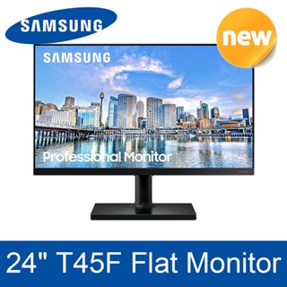 SAMSUNG LF24T450F 24inch Flat Monitor 75Hz Pivot LED Blue Light Blocking Korea