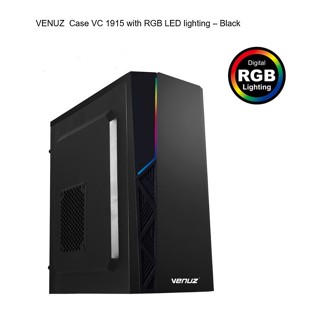 Case VENUZ ATX VC1915 พร้อมไฟ RGB (by Pansonics)