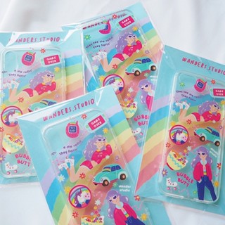 Wanders.studio 🛼90s Baby Rainbow🛼เคสไอโฟนซิลิโคน Iphone11promax/11pro/11/xs/xs max/7/8/7+/8+ silicone case