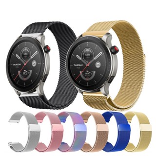 Amazfit GTR 4 3 2 GTR 3 Pro GTR 2E สายนาฬิกาสมาร์ทวอทช์ มิลาน ห่วงแม่เหล็ก เปลี่ยนได้ สายนาฬิกาข้อมือโลหะ