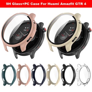 เคส PC พร้อมกระจกนิรภัย สําหรับ Huami Amazfit GTR 4 Smartwatch Amazfit GTR4