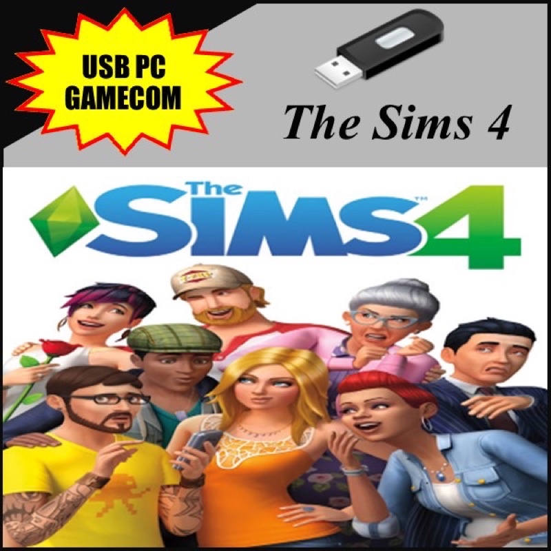 The sims4 พร้อมอุปกรณ์เสริม mod ส่งเป็น usb พร้อมวิธีติดตั้ง