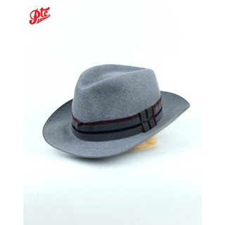 หมวก STETSON LAROME FEDORA FURFELT GREY